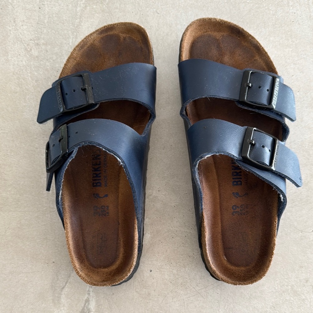 Birkenstock Navy Blue Sandals